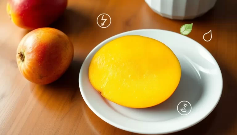 mango nutrition facts 100g